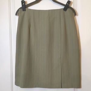 Vintage Sage Green pencil skirt